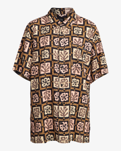 Tiki Reef Hemp - Short Sleeve Shirt for Men  ABYWT00271