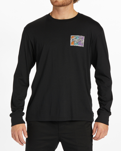 Crayon Wave - Long Sleeve T-Shirt for Men  ABYZT02205