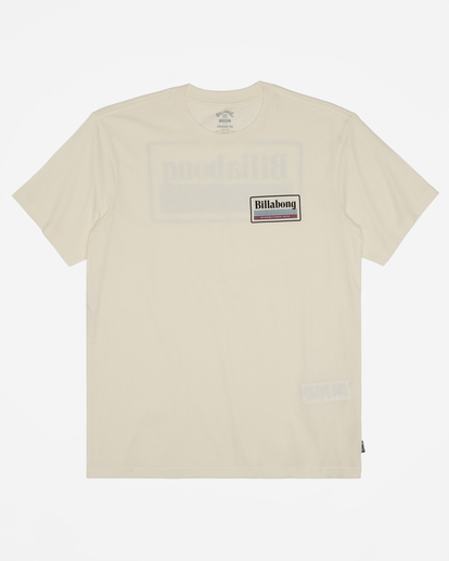 billabong, Walled - T-Shirt for Men, OFF WHITE (ofw) Walled - T-Shirt for Men  ABYZT02261