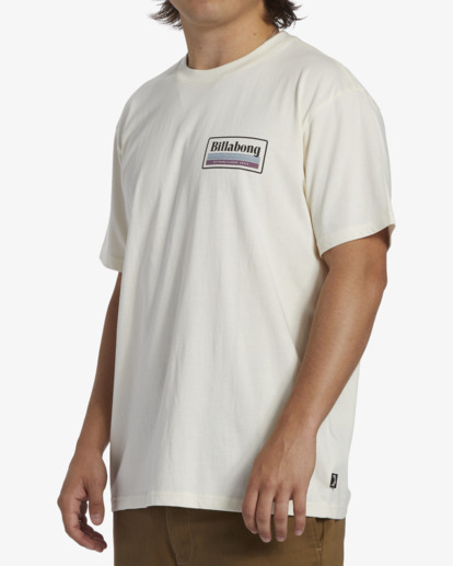 billabong, Walled - T-Shirt for Men, OFF WHITE (ofw) Walled - T-Shirt for Men  ABYZT02261