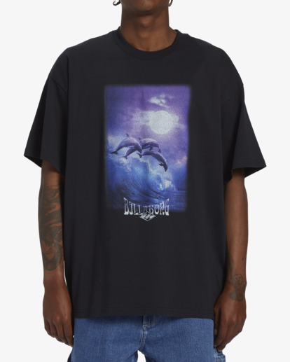 Dolphin Love - Men's Black T-Shirt | Billabong