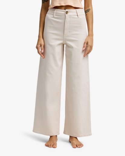 Free Fall Twill - Wide Leg Trousers for Women  BL000195