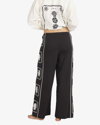 Sea Side Dreamer - Elasticated Trousers for Women  BL000244