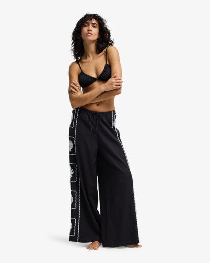 Sea Side Dreamer - Elasticated Trousers for Women  BL000244