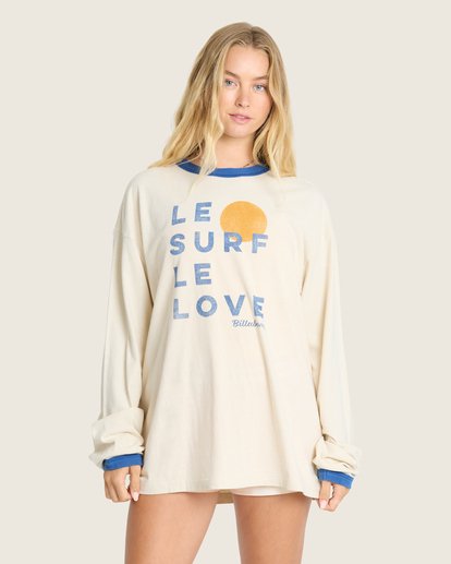 Le Love Surf Ringer  BL001111W