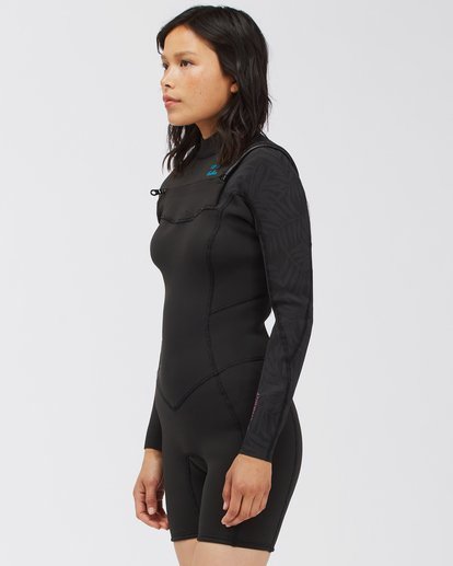 2/2mm Synergy - Chest Zip Long Sleeve Springsuit for Women  C42G55BIP2