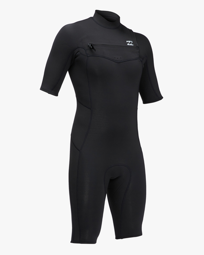 2/2mm Absolute - Chest Zip Short Sleeve Springsuit for Men  C42M67BIP2