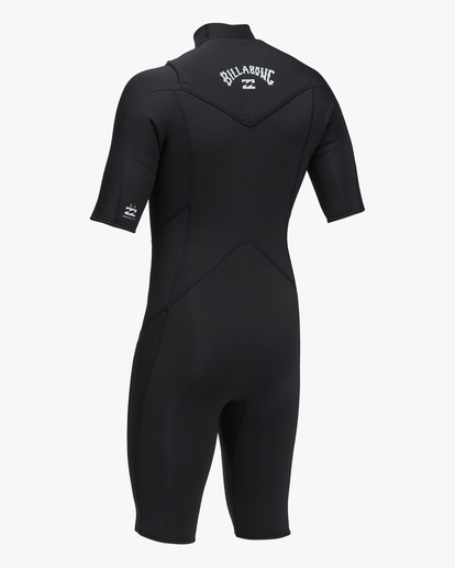 2/2mm Absolute - Chest Zip Short Sleeve Springsuit for Men  C42M67BIP2