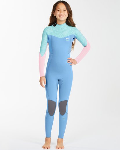 3/2mm Synergy - Back Zip Wetsuit for Girls 8 - 14  C43B61BIP2