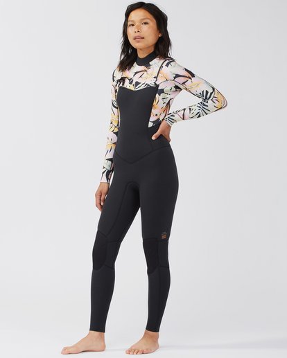 3/2mm Salty Dayz 2021 - Chest Zip Wetsuit for Women  C43G50BIP2