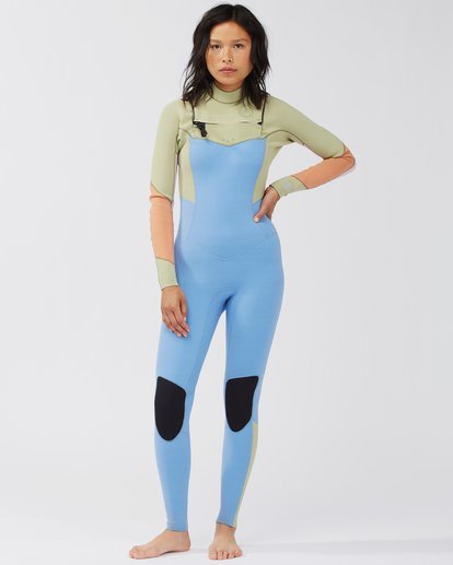 3/2mm Salty Dayz 2021 - Chest Zip Wetsuit for Women  C43G50BIP2