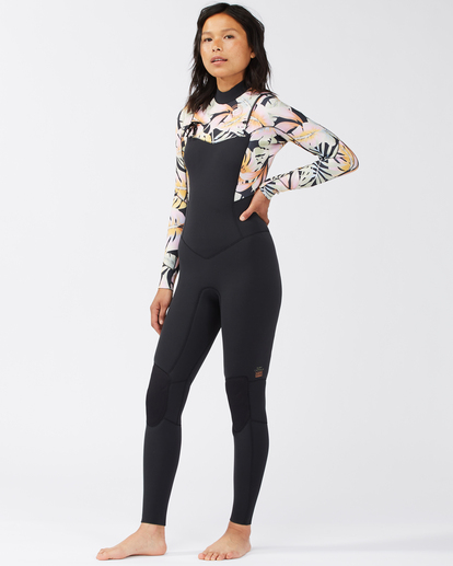 4/3mm Salty Dayz 2021 - Chest Zip Wetsuit for Women  C44G50BIP2