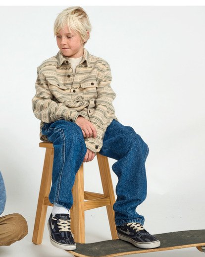 Larry Denim - Elasticated Denim Trousers With Drawcord for Boys 8-16  EBBDP03001