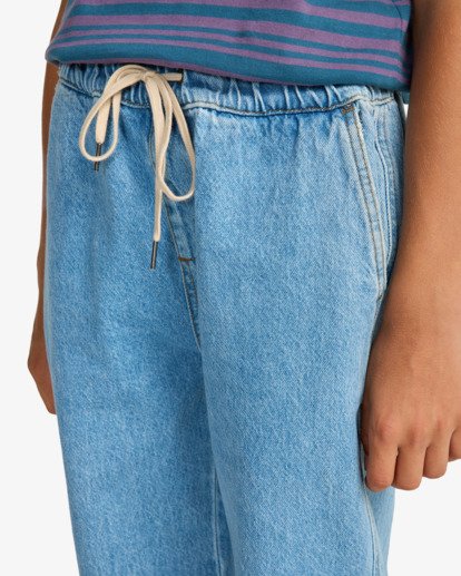 Larry Denim - Elasticated Denim Trousers With Drawcord for Boys 8-16  EBBDP03001