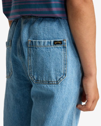 Larry Denim - Elasticated Denim Trousers With Drawcord for Boys 8-16  EBBDP03001
