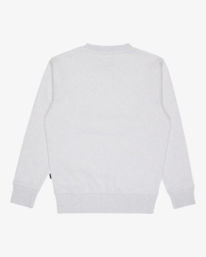 billabong, Arch Cr - Crew Sweatshirt for Boys 8-16, OATMEAL HEATHER (oah) Arch Cr - Crew Sweatshirt for Boys 8-16  EBBFT00122