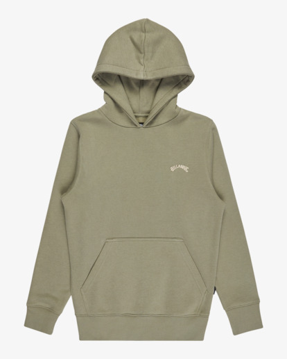billabong, Arch Po - Pullover Sweatshirt for Boys 8-16, GREY GREEN (gjk0) Arch Po - Pullover Sweatshirt for Boys 8-16  EBBFT00123