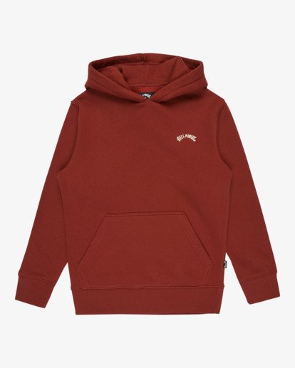 billabong, Arch Po - Pullover Sweatshirt for Boys 8-16, BRICK (rza0) Arch Po - Pullover Sweatshirt for Boys 8-16  EBBFT00123