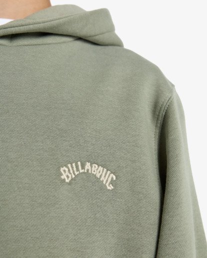 billabong, Arch Po - Pullover Sweatshirt for Boys 8-16, GREY GREEN (gjk0) Arch Po - Pullover Sweatshirt for Boys 8-16  EBBFT00123