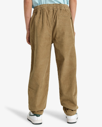 Larry Cord - E-Waist Trousers for Boys 8-16  EBBNP03005
