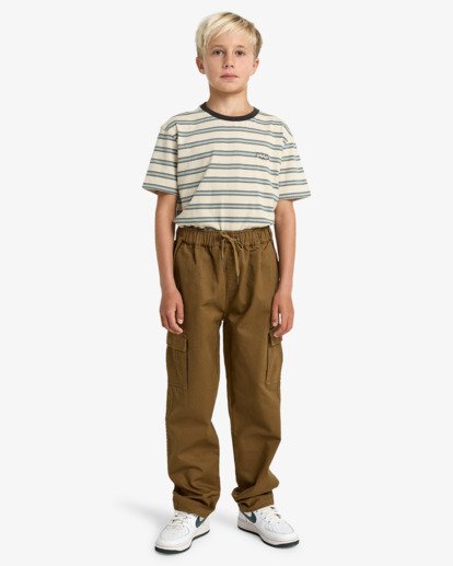 Larry Cargo - E-Waist Trousers for Boys 8-16  EBBNP03007