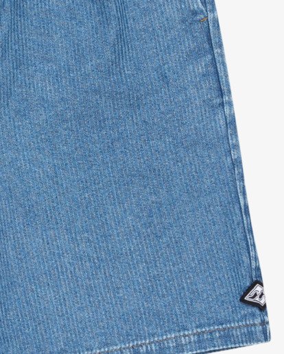 billabong, Larry - Walkshort en velours côtelé pour Garçon 10 - 16, OCEAN WASH (ocs) Larry - Corduroy Walkshorts for Boys 10 - 16  EBBWS00111