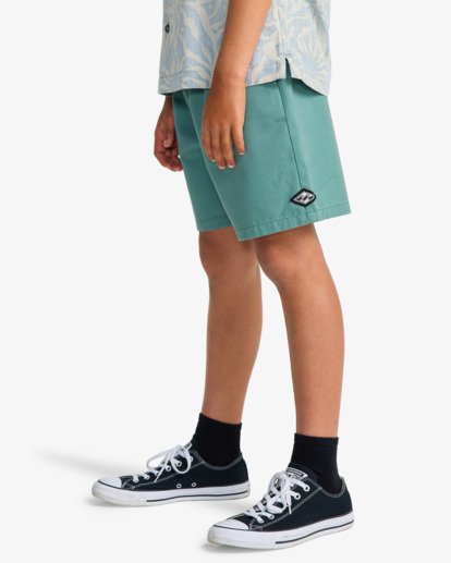 Larry Twill - Elasticated Shorts for Boys 8-16  EBBWS00115