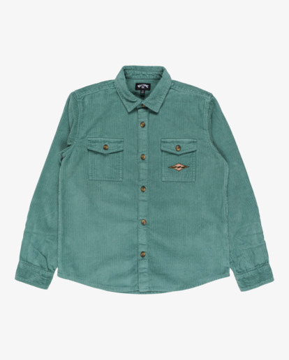 billabong, Bong Days - Langärmliges Hemd für Jungen 8-16, SAGEBRUSH (bmr0) Bong Days - Long Sleeve Shirt for Boys 8-16  EBBWT03002