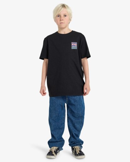 billabong, Stamp - T-Shirt für Jungen 8-16, BLACK (blk) Stamp - Short Sleeve T-Shirt for Boys 8-16  EBBZT00176