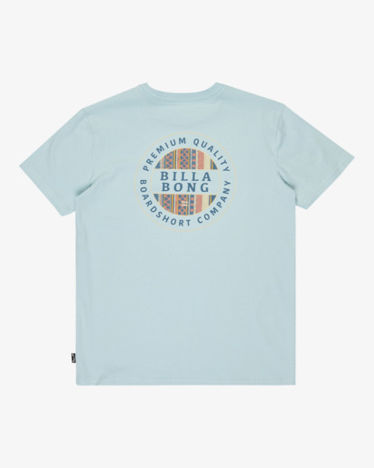 billabong, Rotor Fill - T-shirt de manga curta para rapazes 8-16, DUSTY BLUE (bfw0) Rotor Fill - Short Sleeve T-Shirt for Boys 8-16  EBBZT00177