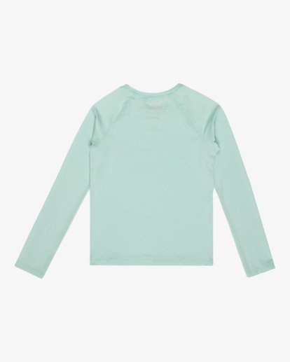 billabong, Girls Surf Dayz - Long Sleeves UPF 50 Surf T-Shirt for Boys 8 - 16, MINT (mnt) Girls Surf Dayz - Long Sleeves UPF 50 Surf T-Shirt for Boys 8 - 16  EBGWR03003