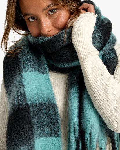 billabong, On The Frindges - Schal für Frauen, MISTY BLUE (myb) On The Frindges - Scarf for Women  EBJAA00127
