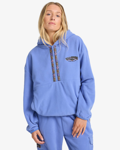 Winter Camp - Half-Zip Hoodie for Women  EBJFT00154