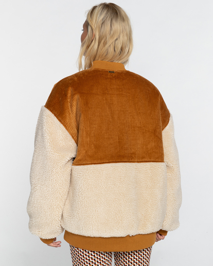 Wave Melody - Sherpa Jacket for Women  EBJJK00114
