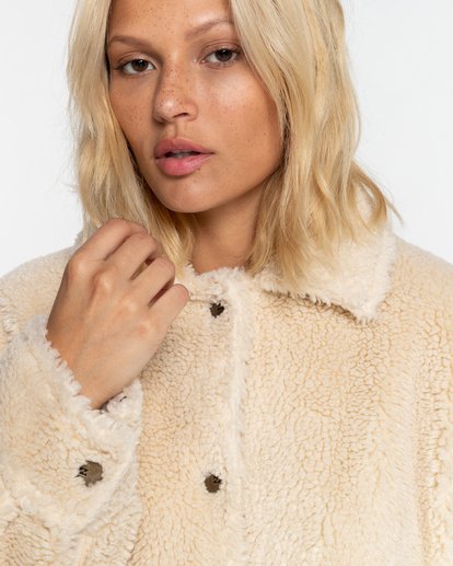 Night Ride - Sherpa Coat for Women  EBJJK00133