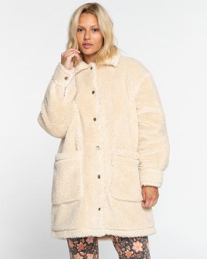 Night Ride - Sherpa Coat for Women  EBJJK00133