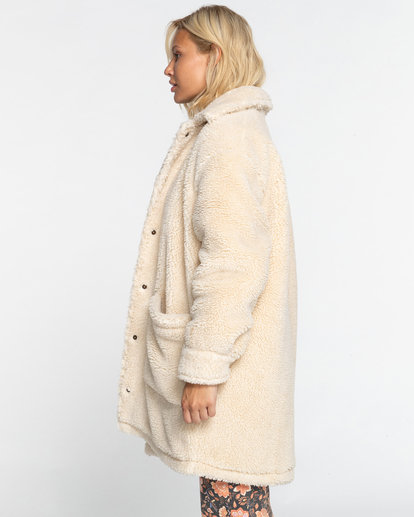 Night Ride - Sherpa Coat for Women  EBJJK00133