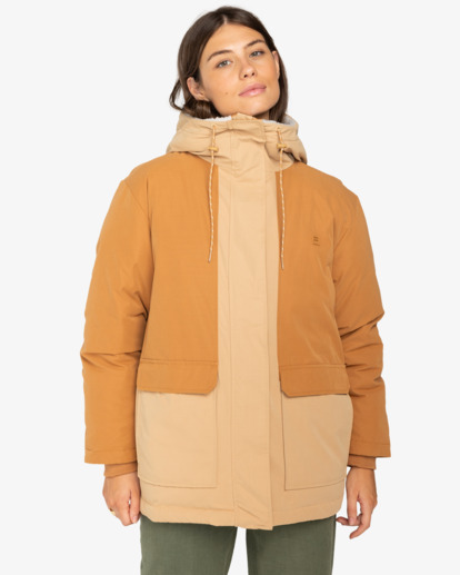 Road To Laguna - Hooded Parka Jacket for Women  EBJJK00151