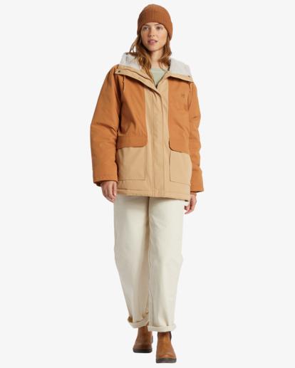 Road To Laguna - Hooded Parka Jacket for Women  EBJJK00151