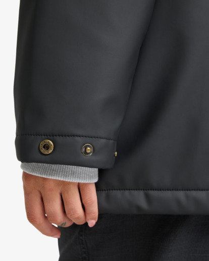 billabong, Under The Rain - Gabardina para mujer, BLACK PEBBLE (bpb) Under The Rain - Rain Coat for Women  EBJJK00161