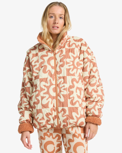 Cosmic Puffer - Reversible Down Jacket for Women  EBJJK00169