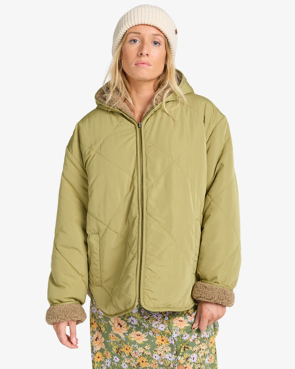 Oceanside - Hooded Reversible Jacket for Women  EBJJK00173
