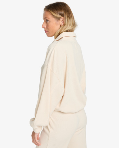 billabong, Coffee Time - Rib Knit Top for Women, WHITECAP (wcp) Coffee Time - Rib Knit Top for Women  EBJKT00115