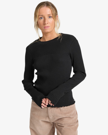 Not The Same - Rib Knit Top for Women  EBJKT00117