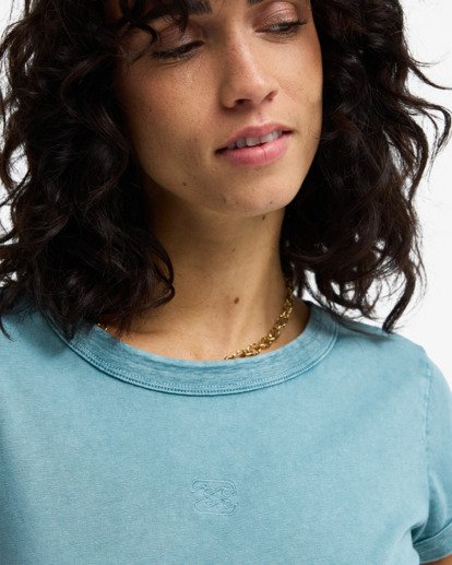 Daily Salt Washed - Fitted T-Shirt for Women  EBJKT00122