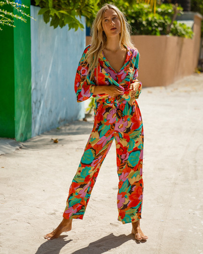 Beach Spirit - Wide Leg Trousers for Women  EBJNP00103