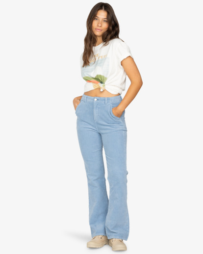 Wave - Wide Leg Corduroy Pant for Women  EBJNP00122