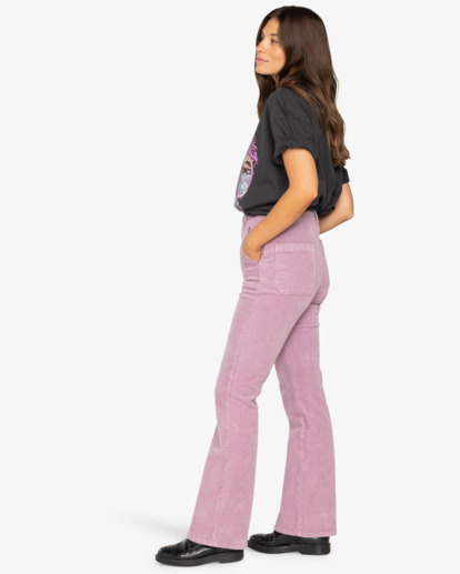 Wave - Wide Leg Corduroy Pant for Women  EBJNP00122