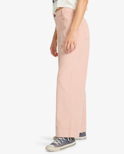 billabong, Sea Tone - Broek met wijde pijpen voor Dames, MISTY ROSE (mgy0) Sea Tone - Wide Leg Trousers for Women  EBJNP00139
