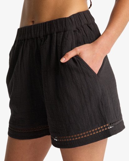 Summers End - Elasticated Shorts for Women  EBJNS00121